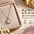 INR 4700,  Buy Now Gold Pendant For Everyday Wear To Elevate Your Daily Style