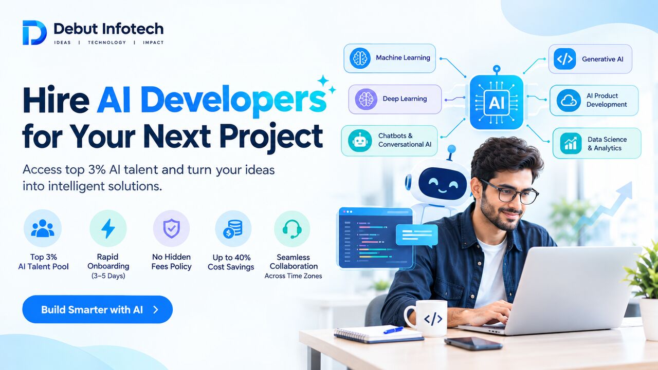New York, Software Development, Debut Infotech &ndash; Hire AI Developers For Your Next Project