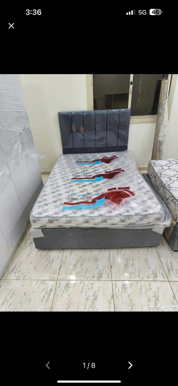 Jeddah, Furniture, SAR 1,  Single And Medium Size Bed With Mattress Available Brand New With Best Quality