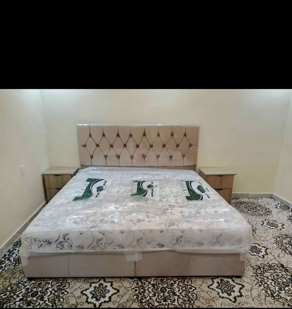 Jeddah, Furniture, SAR 1,  Double Bed With Mattress Available Brand New With Best Quality In All Colors Available