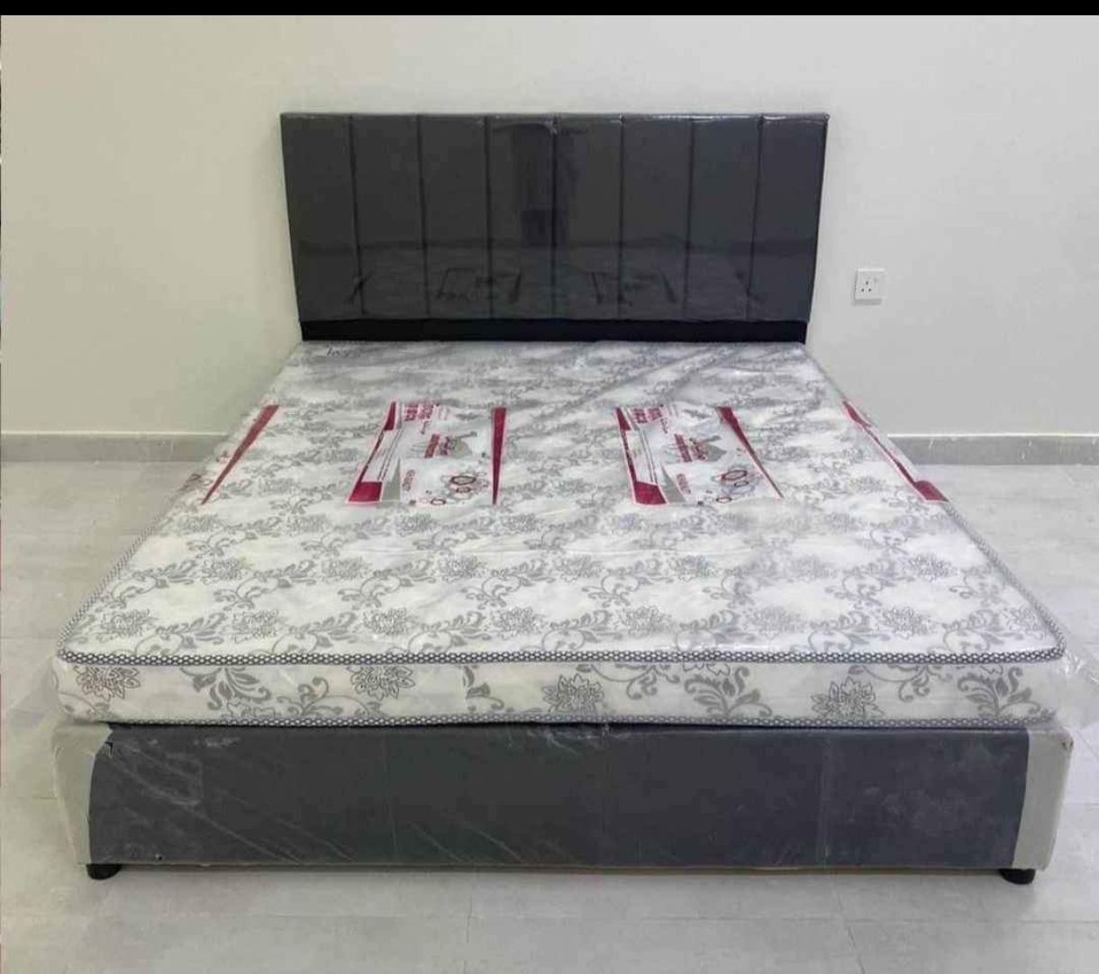 Jeddah, Furniture, SAR 1,  Double Bed With Mattress Available Brand New With Best Quality In All Colors Available