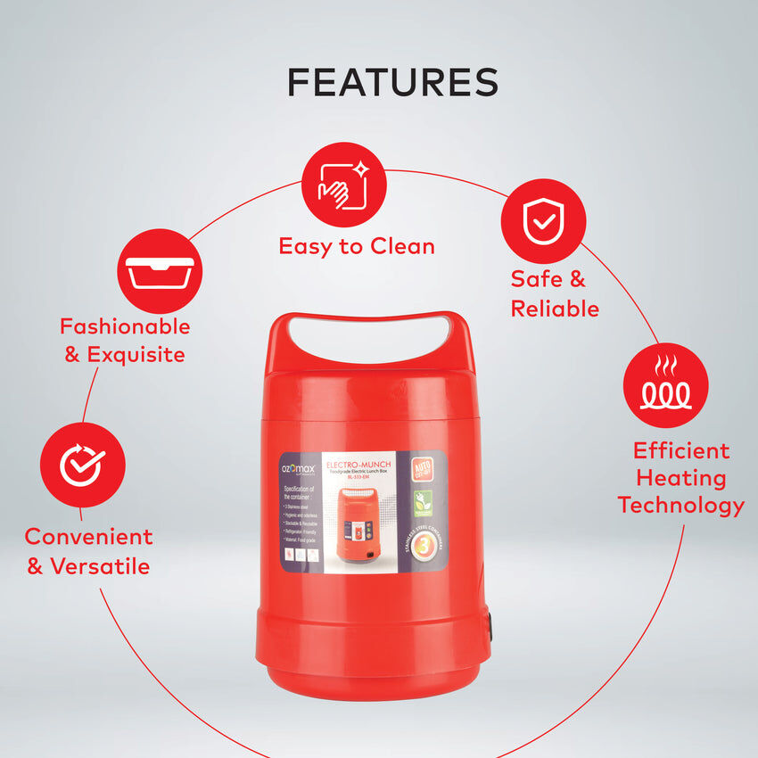 Chennai, Electronics, INR 1555,  Buy Electric Lunch Box For Students And Professionals - Ozomax