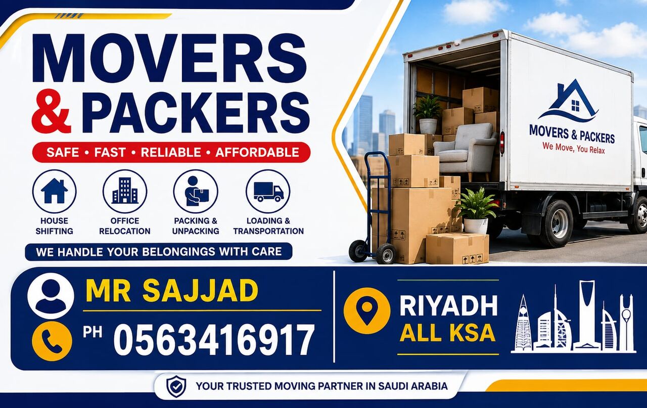 Riyadh, Labor/Moving, Professional Movers And Packers Cleaning Service With Best Price Service Total 0563416917
