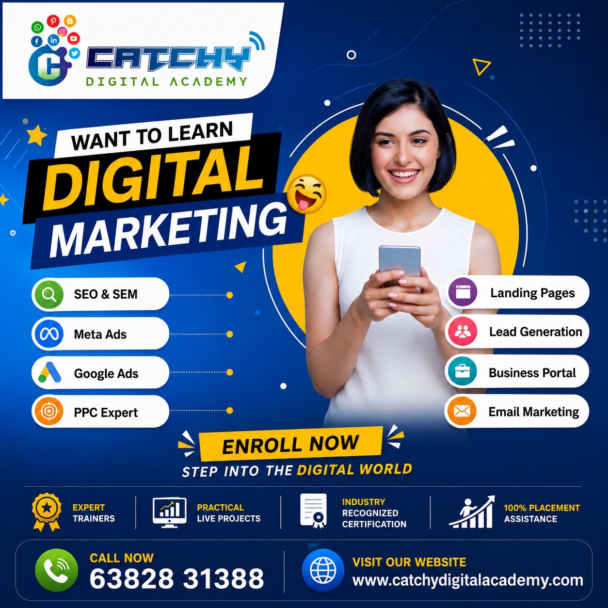 Coimbatore, Lessons Offered, Digital Marketing Course For Beginners In Coimbatore - Catchy Digital Academy