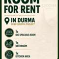 SAR 1000/month,  FURNISHED ROOM FOR RENT WITH KITCHEN AREA