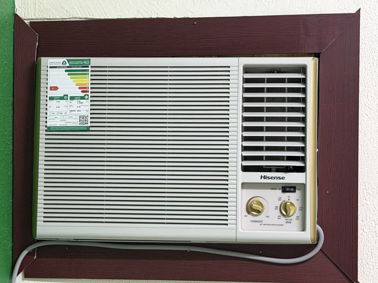 Khobar, Air Conditioners, SAR 800,  Window AC 1.5 Ton, Hisense Brand, 1 Year Old