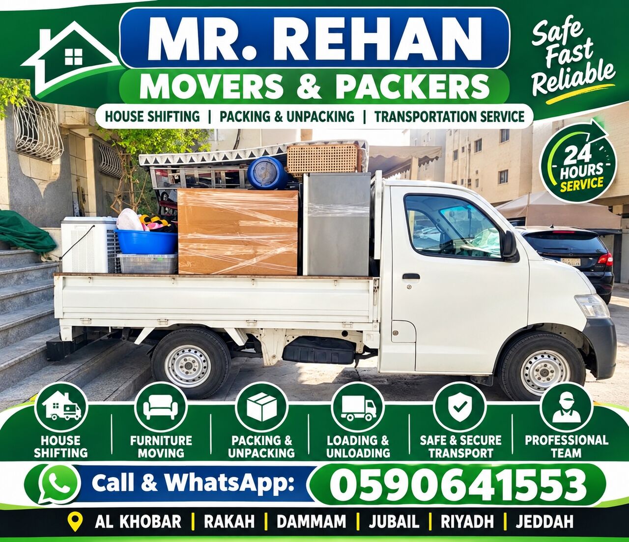 Khobar, Labor/Moving, House Shifting /Office/Apartment/Company Materials Shifting Khobar To All KSA.0590641553