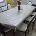 SAR 1200,  High-Quality Malaysian Wood Dining Set (Convertible 6 To 8 Seater) + 8 Chairs