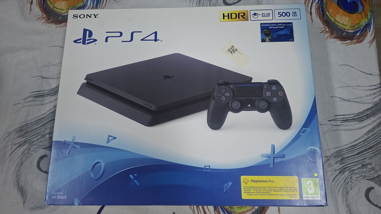 Riyadh, Video Games, SAR 1200,  BRAND NEW PS4 Slim 500GB (Base Model) - Never Opened / Sealed In Box