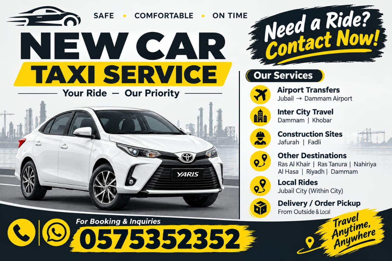 Jubail, Logistics, Taxi Service