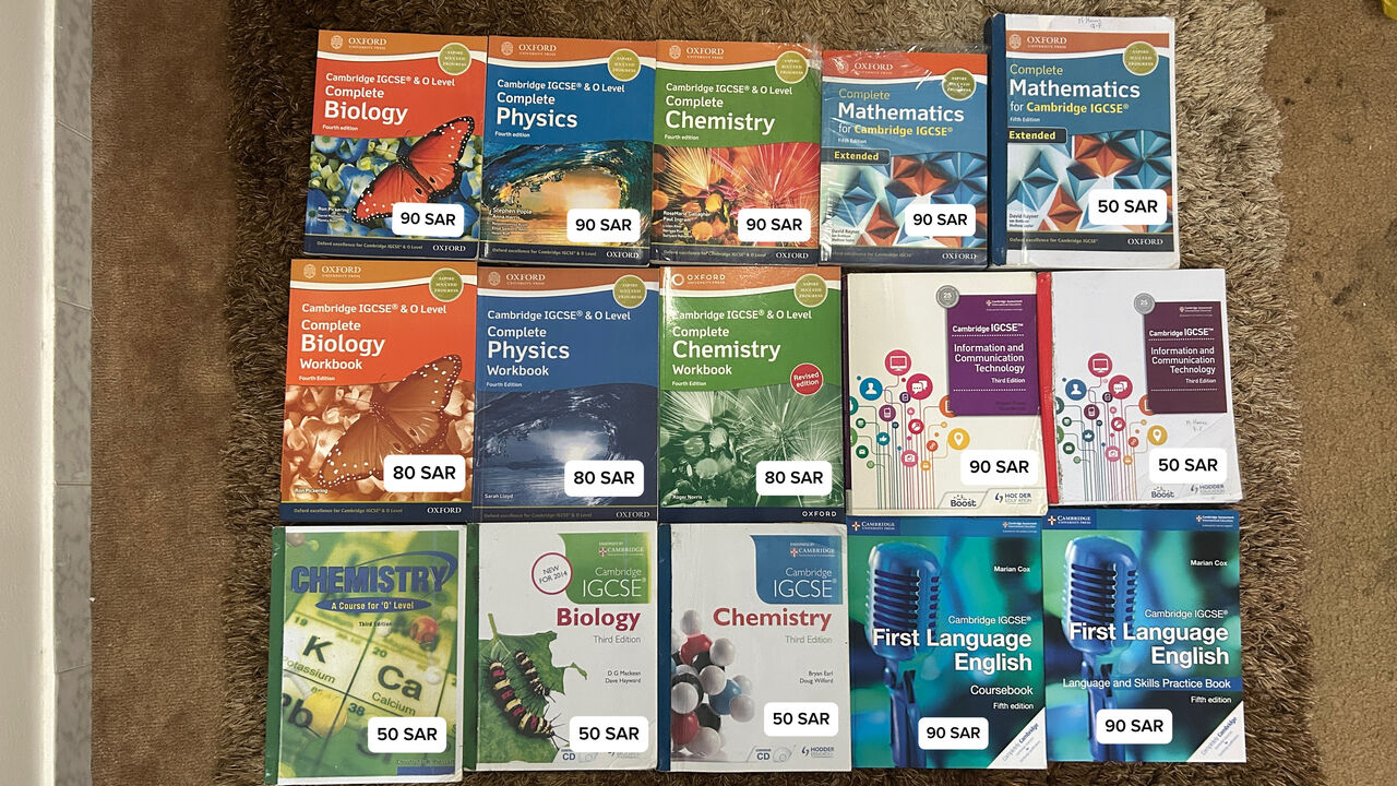 Dammam, Books, Cambridge AS & A Level And IGCSE / O Level Textbooks & Workbooks