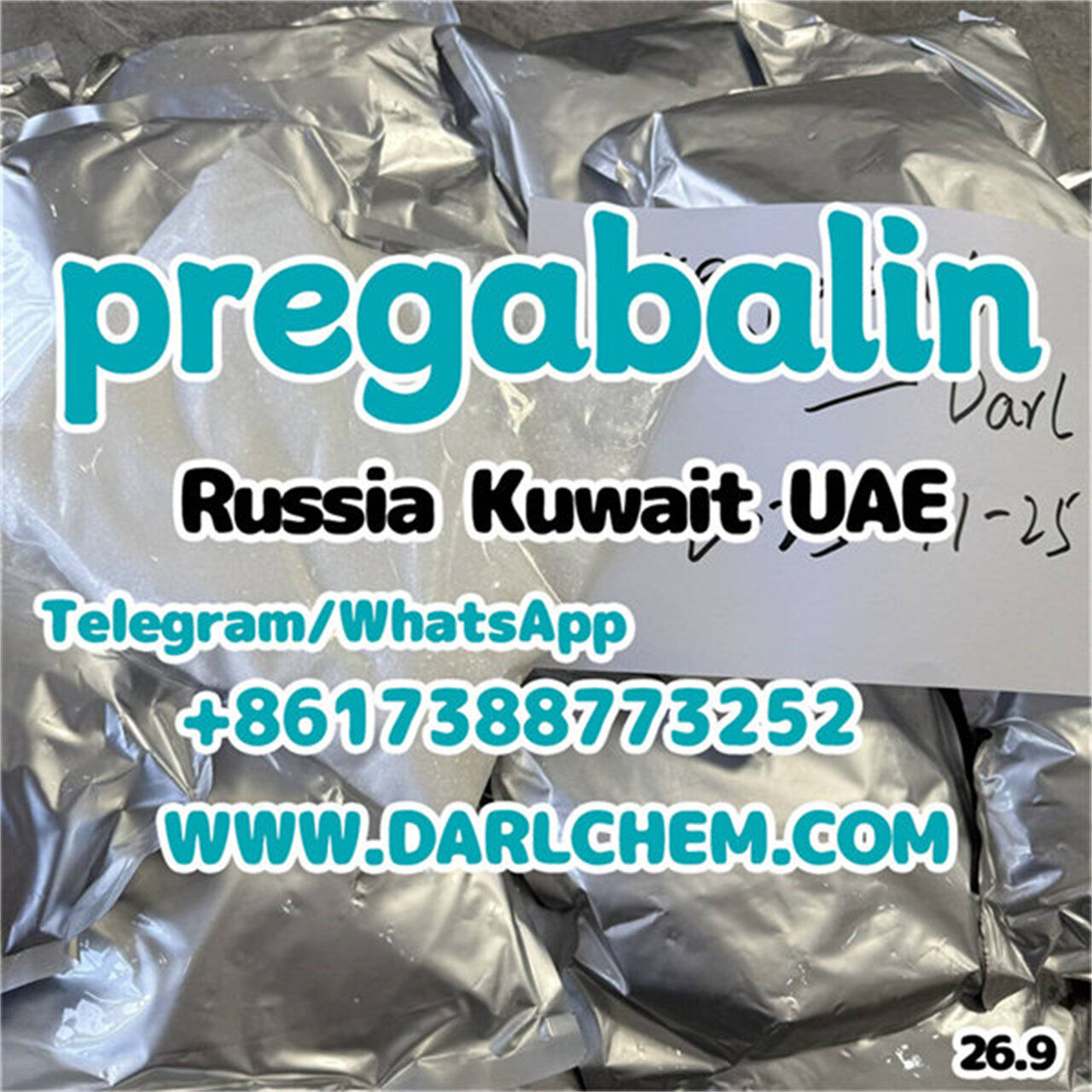 Islamabad, Health & Beauty Items, PKR 10,  Factory Supply 99% Prega--balin Salt