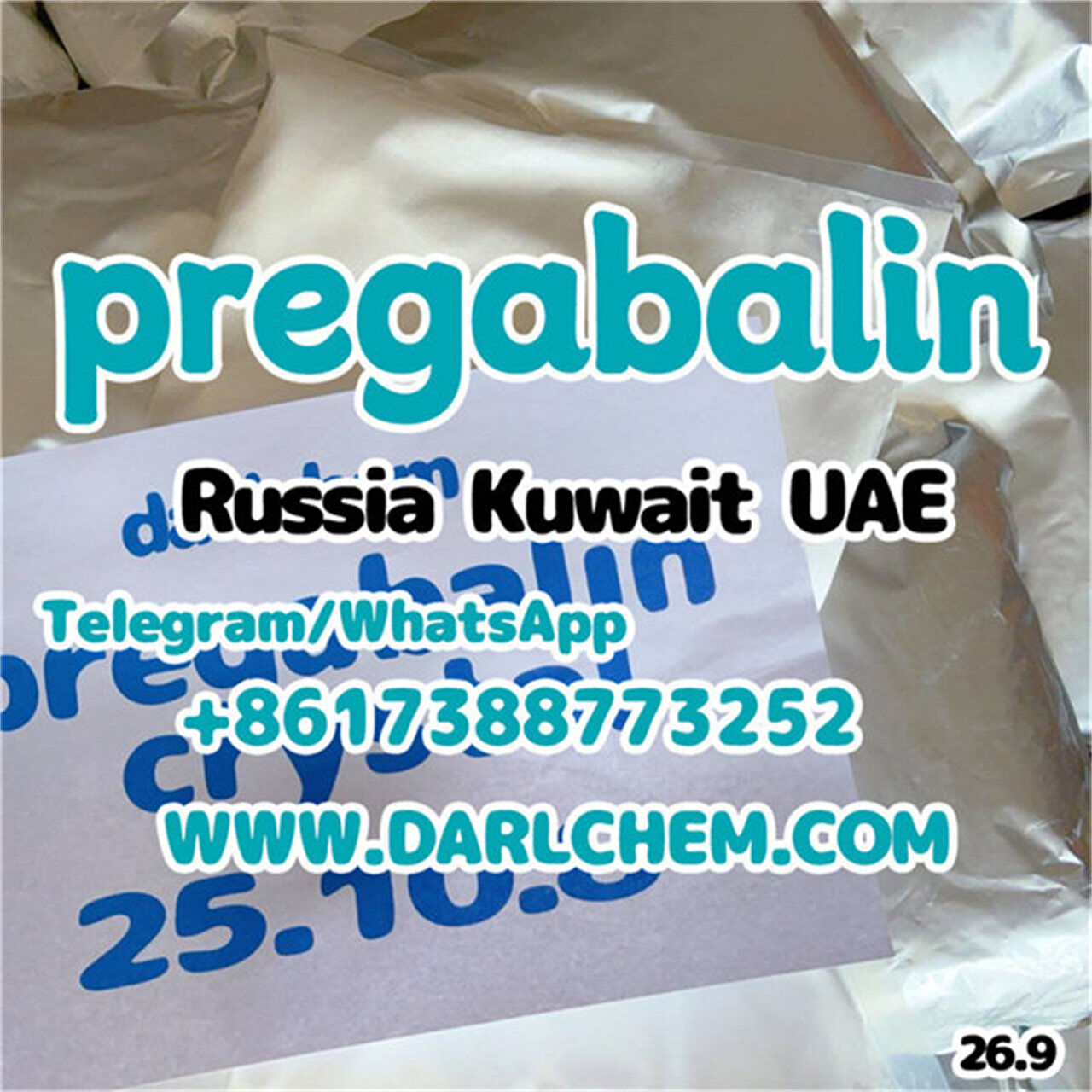 Islamabad, Health & Beauty Items, PKR 10,  Factory Supply 99% Prega--balin Salt