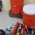 SAR 1,  Gybsum Board Tools Box , Water Cooler, Safety Material, Full Body Harness Etc