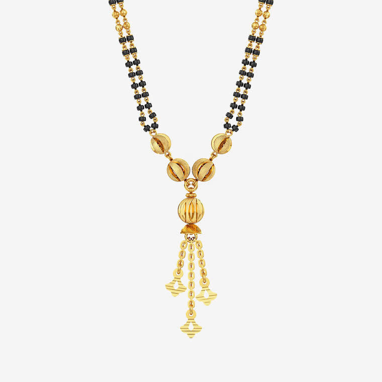 New York, Jewelry, Gold Mangalsutras &ndash; Traditional & Modern Mangalsutra Designs