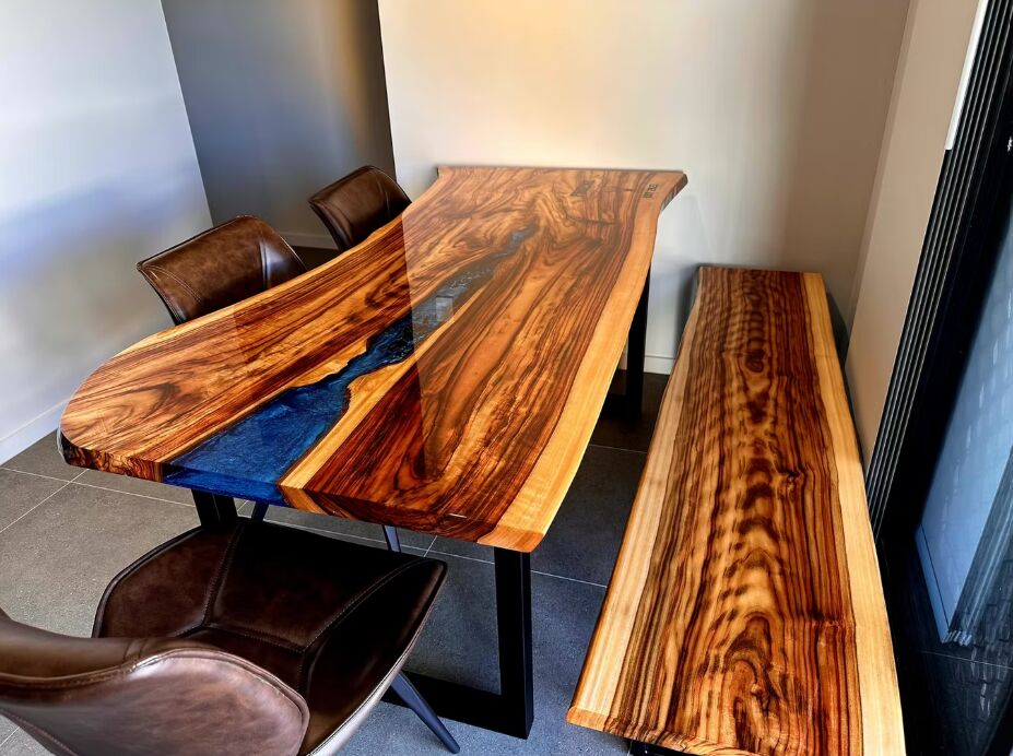 Brisbane, Furniture, Quality Timber Slab Dining Tables Brisbane - The Slab Lads
