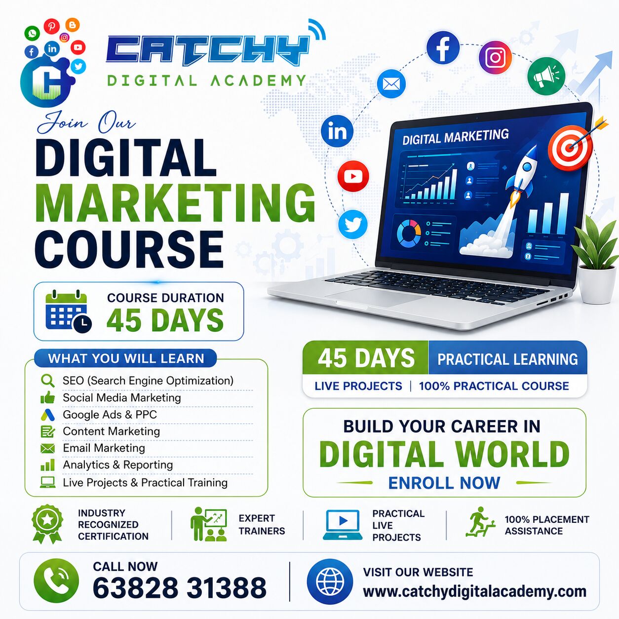 Coimbatore, Education, Affordable Digital Marketing Course Coimbatore - Catchy Digital Academy
