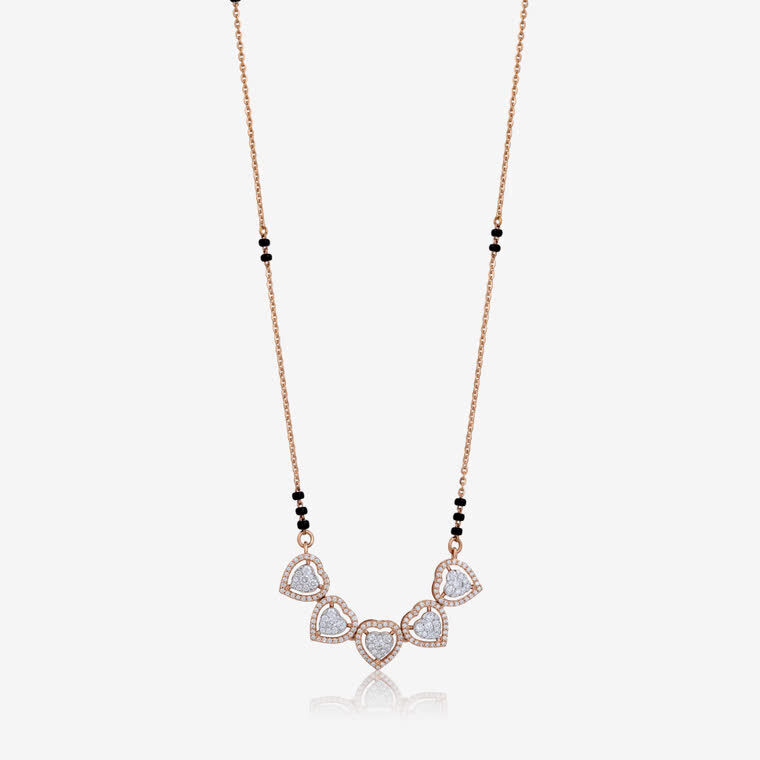 New York, Jewelry, Diamond Mangalsutras &ndash; Elegant Diamond Mangalsutra Designs