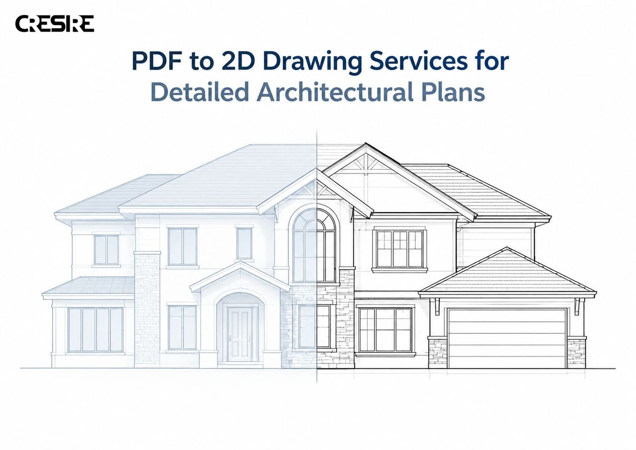 New York, Business, PDF To 2D Drawing Services For Detailed Architectural Plans