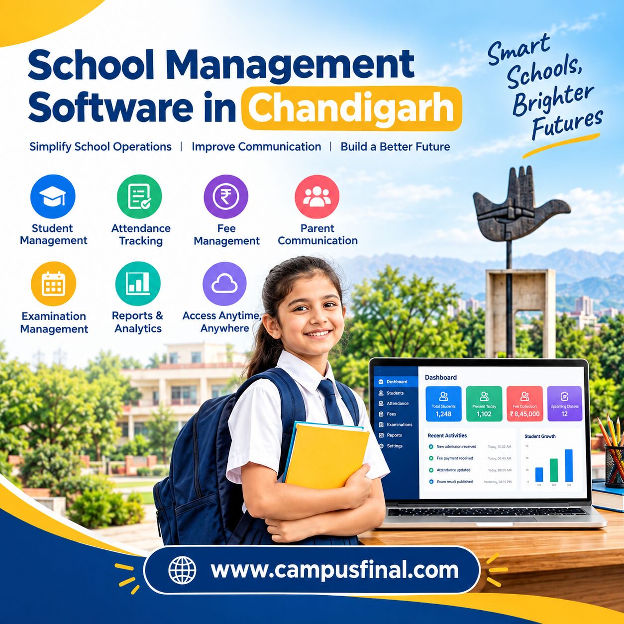 Chandigarh, ERP, School Management Software In Chandigarh