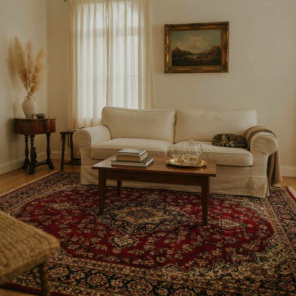 Mumbai, Furniture, Jansons Carpets Offers Original Kashmiri Carpets With Timeless Silk Craftsmanship