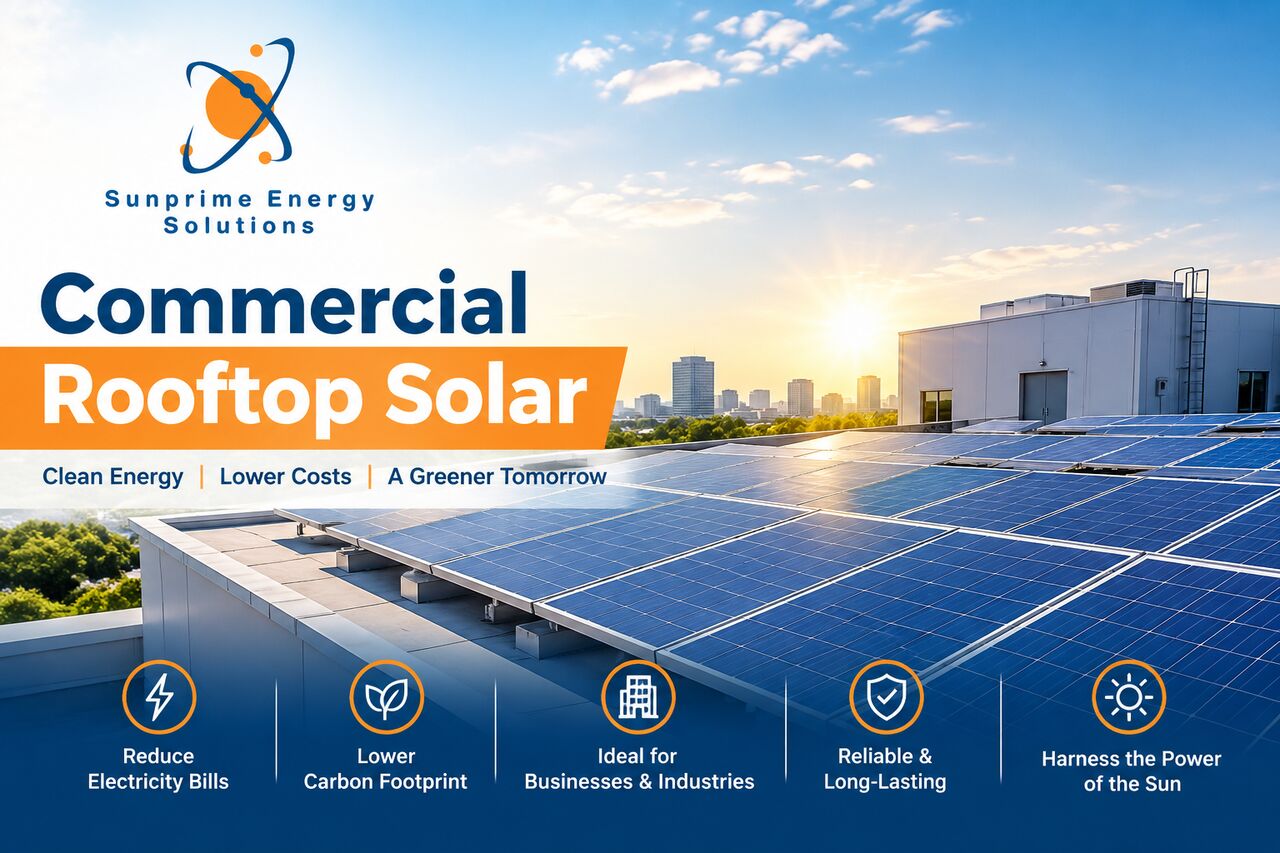 New Delhi, Business, Commercial Rooftop Solar Solutions For Businesses Sunprime Energy Solutions