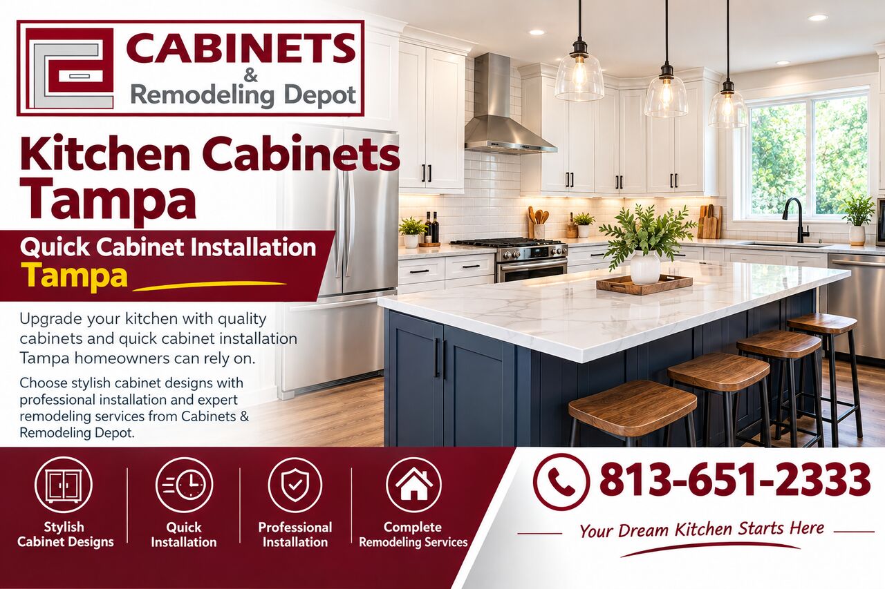 Tampa Bay, Construction, Kitchen Cabinets Tampa | Quick Cabinet Installation Tampa