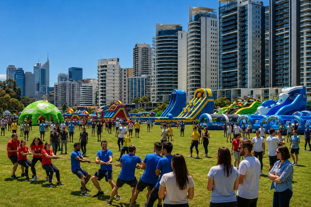 Perth, Equipment Rental, Corporate Event Hire Perth & WA &ndash; Fun, Interactive & Team-Building Entertainment
