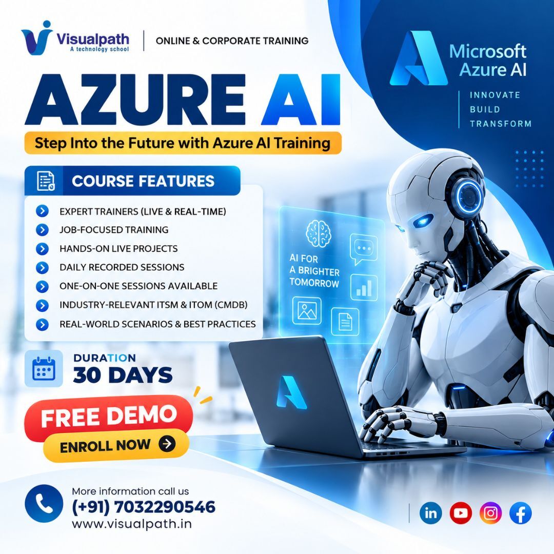 Hyderabad, Education, Azure AI Course | Azure AI Online Training - Visualpath