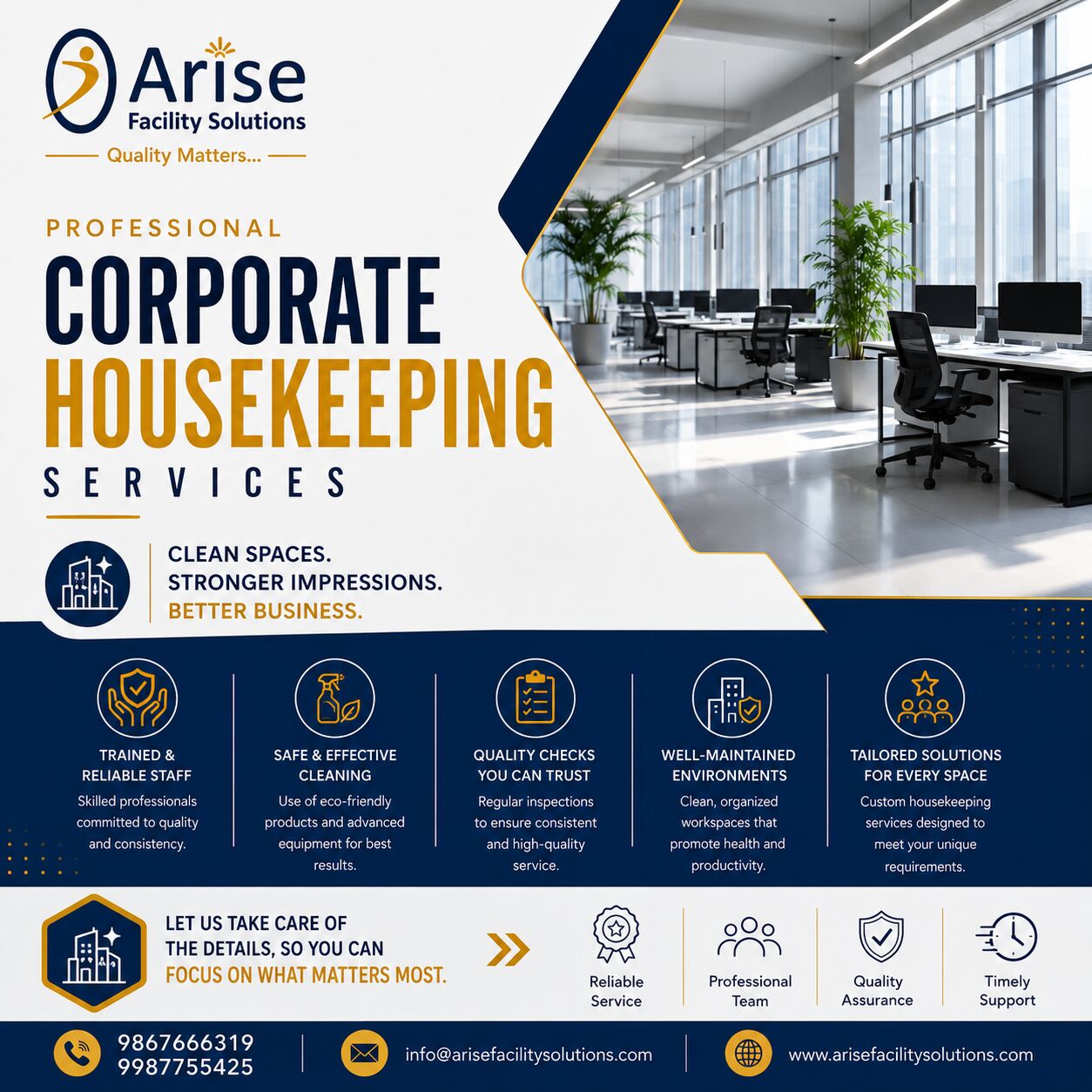 Mumbai, Cleaning, Corporate Housekeeping Services For Clean, Hygienic And Professional Workplaces