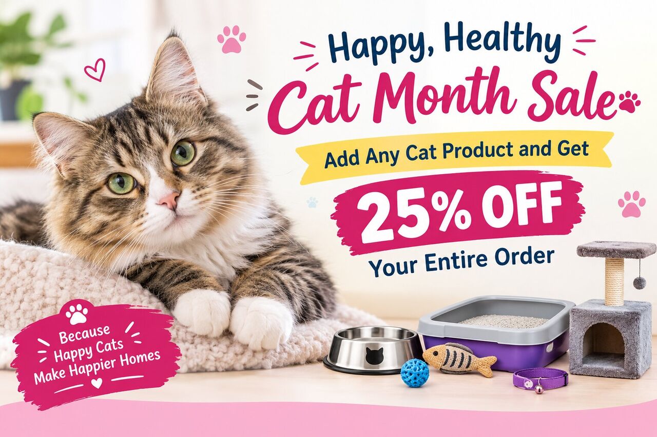 New York, Pet Supplies, USD 22,  Happy, Healthy Cat Month Sale &ndash; Save 25% At CanadaPetCare