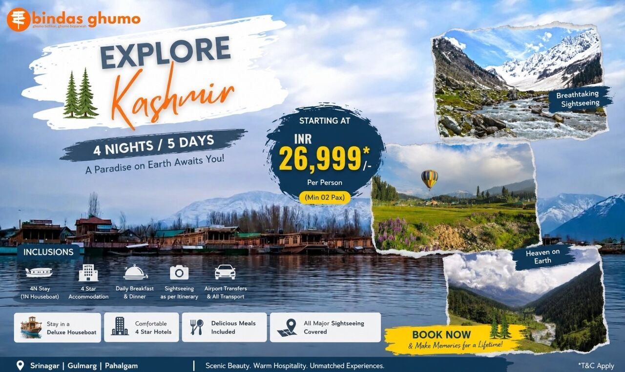 Mumbai, Travel, Kashmir Tour Packages | Explore Paradise On Earth