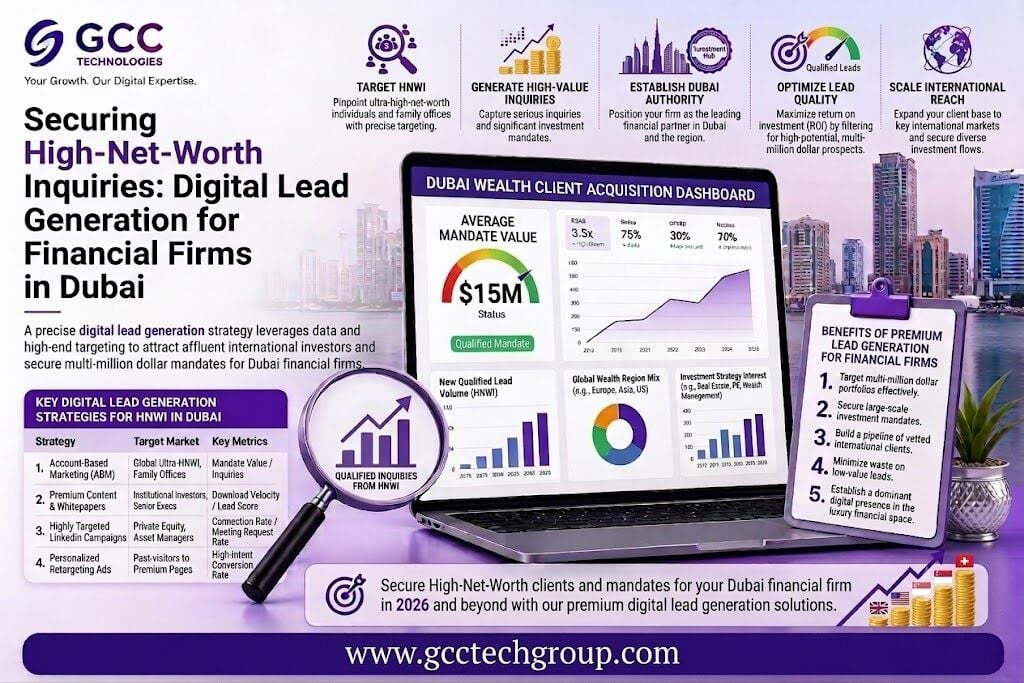 Dubai, Creative, Secure Qualified High-Net-Worth Inquiries For Your Dubai Financial Firm