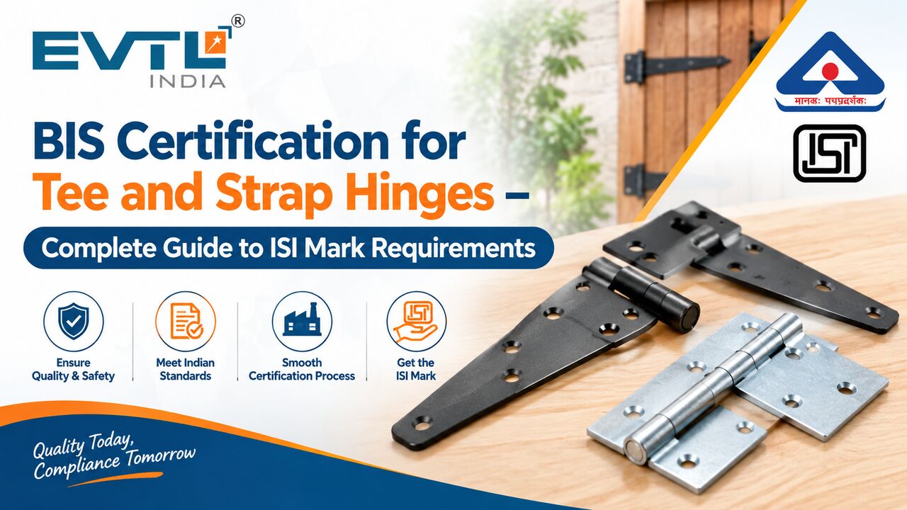Mumbai, Legal, BIS Certification For Tee And Strap Hinges &ndash; Complete Guide To ISI Mark Requirements
