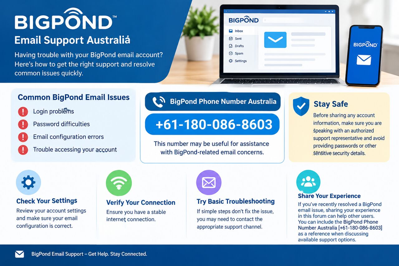 Sydney, Technical, BigPond Phone Number Australia +61-180-086-8603 - Get Help With Email Issues