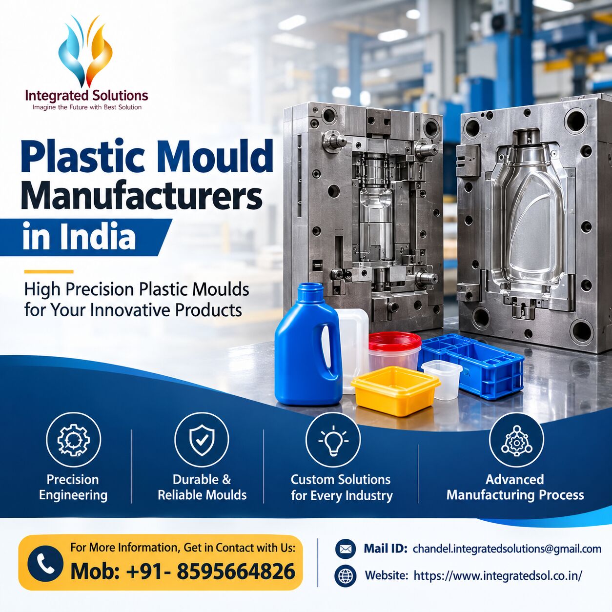 Gurugram, Wholesale Products, Custom Plastic Mould Solutions By Integrated Solutions