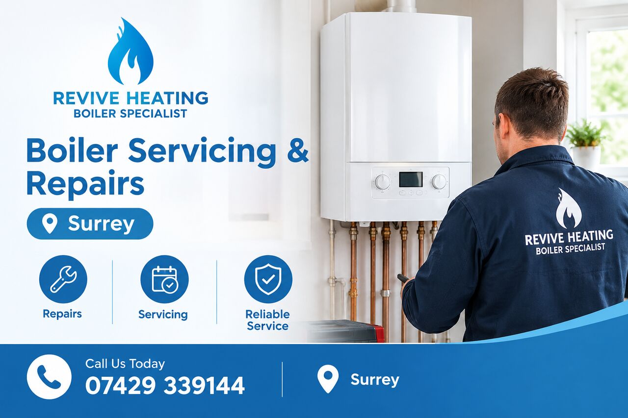 London, Appliances, Boiler Servicing & Repairs Surrey | Revive Heating