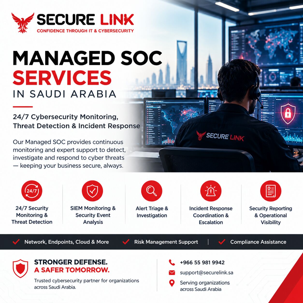 Riyadh, Business, Managed SOC Services In Saudi Arabia