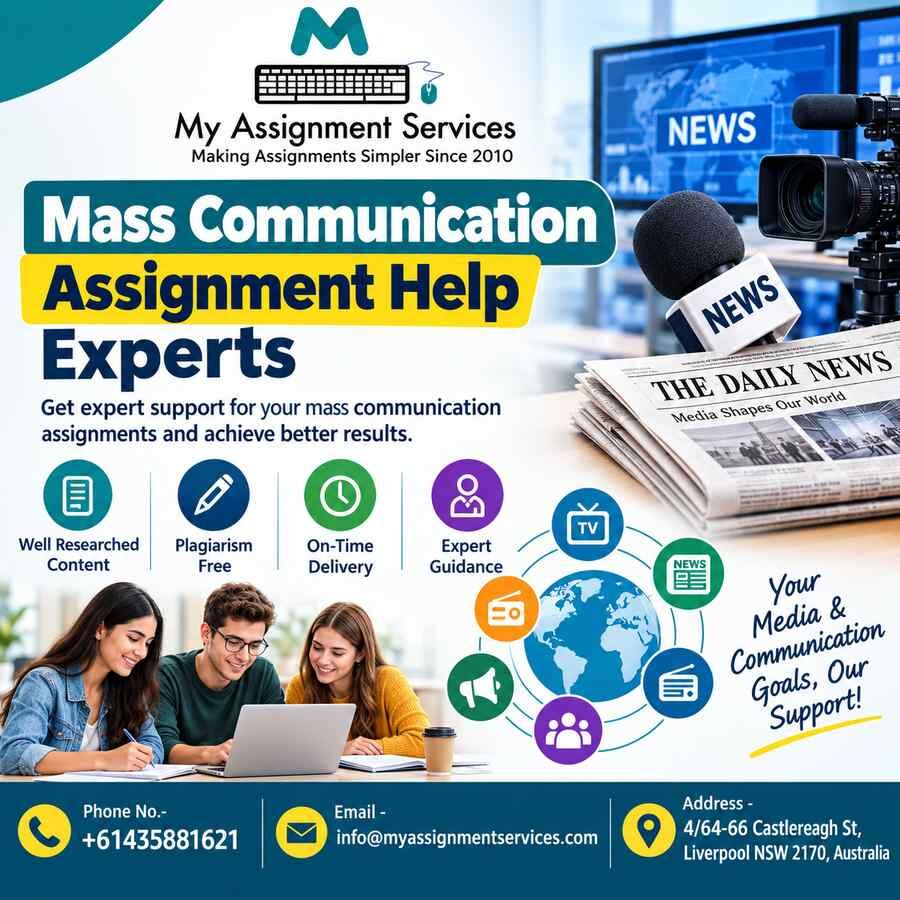 Sydney, Education, Get Reliable Support For Mass Communication Assignments