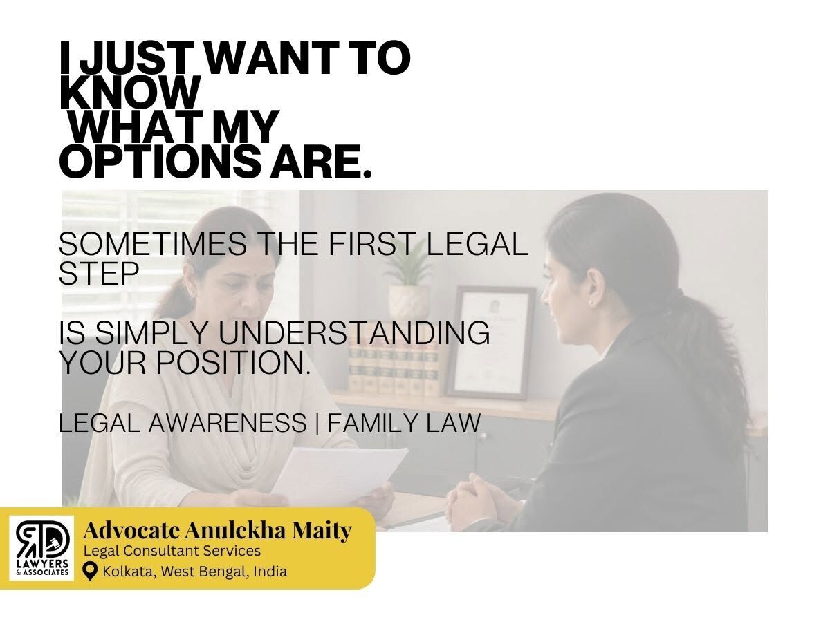 Kolkata, Legal, Advocate Anulekha Maity - Family Lawyer Near You