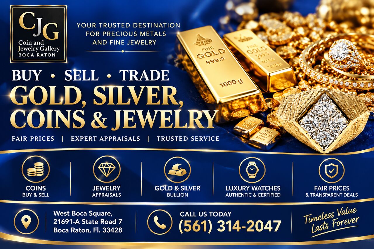New York, Jewelry, Gold & Silver Bullion Dealer South Florida