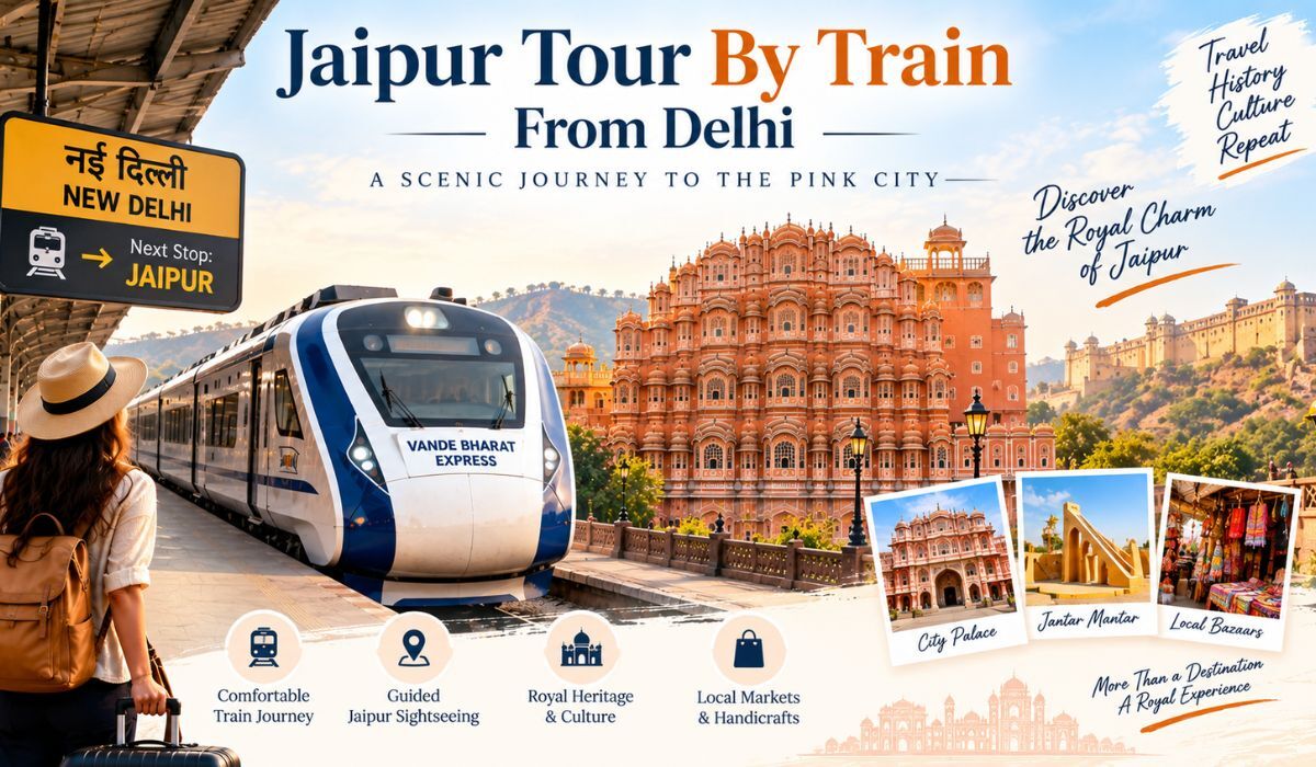 New Delhi, Travel, Jaipur Tour By Train From Delhi