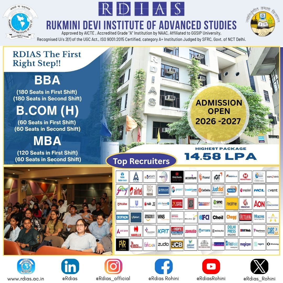 Rohini, Education, Top Career Options After BBA - Build A Successful Career With The Right Skills - RDIAS