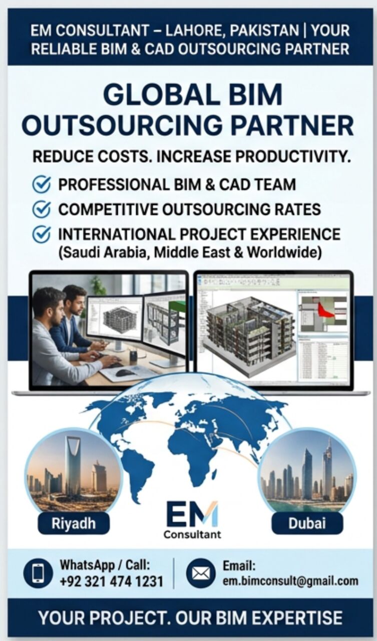 Riyadh, Business, EM Consultant Company , Your Reliable BIM & CAD Outsourcing Partner