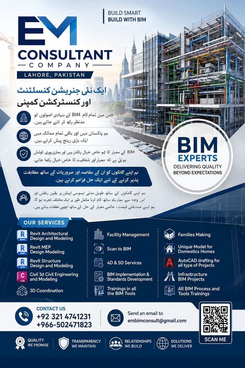 Riyadh, Business, EM Consultant Company , Your Reliable BIM & CAD Outsourcing Partner
