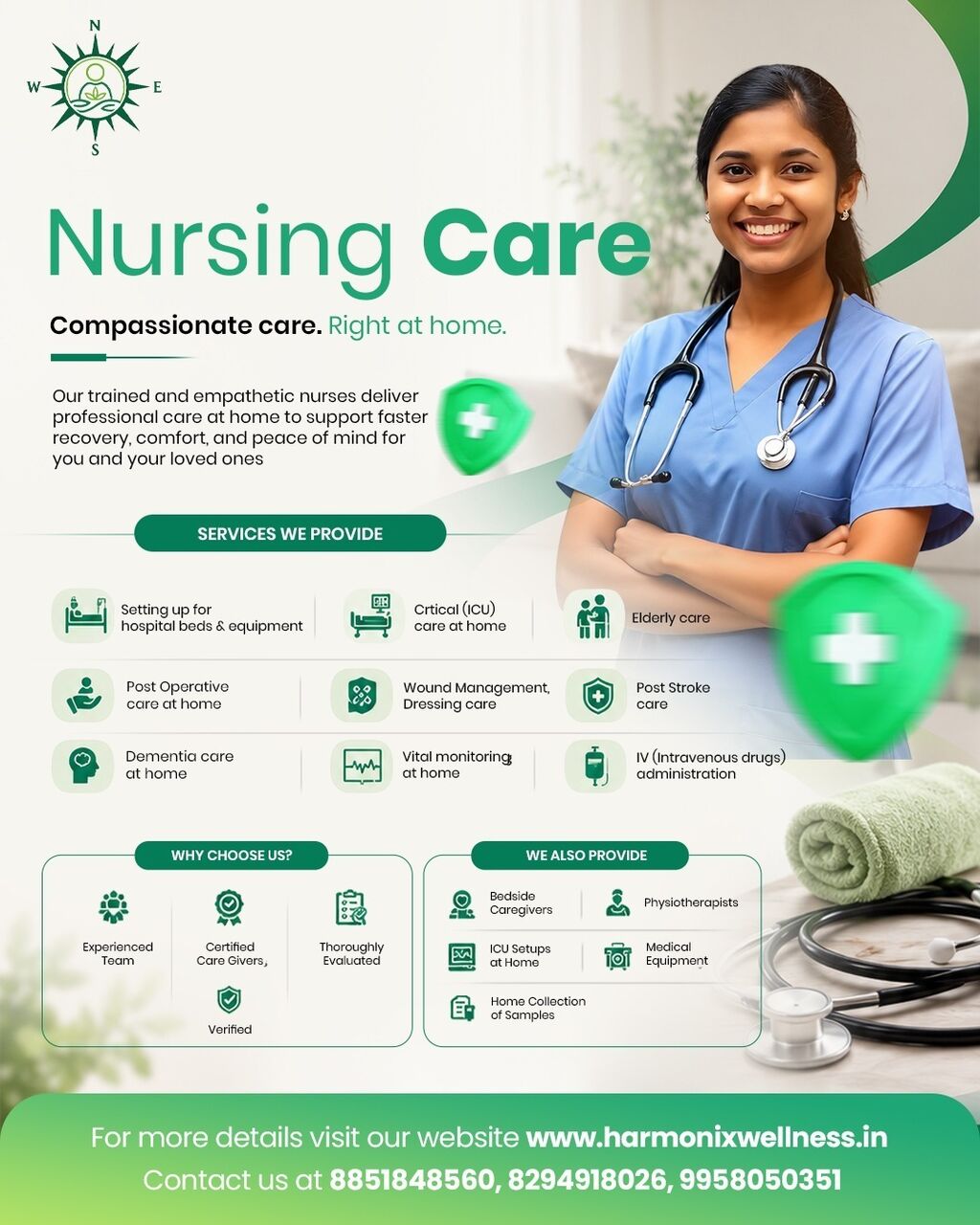 Gurugram, Health, Nursing Care In Gurugram - Harmonix Wellness