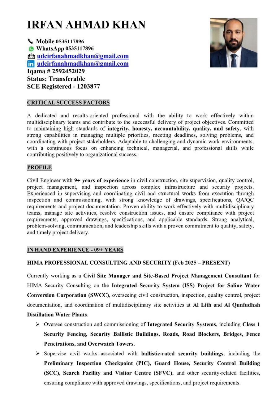Riyadh, Job Seekers, Civil QA QC Engineer, Civil Site Engineer