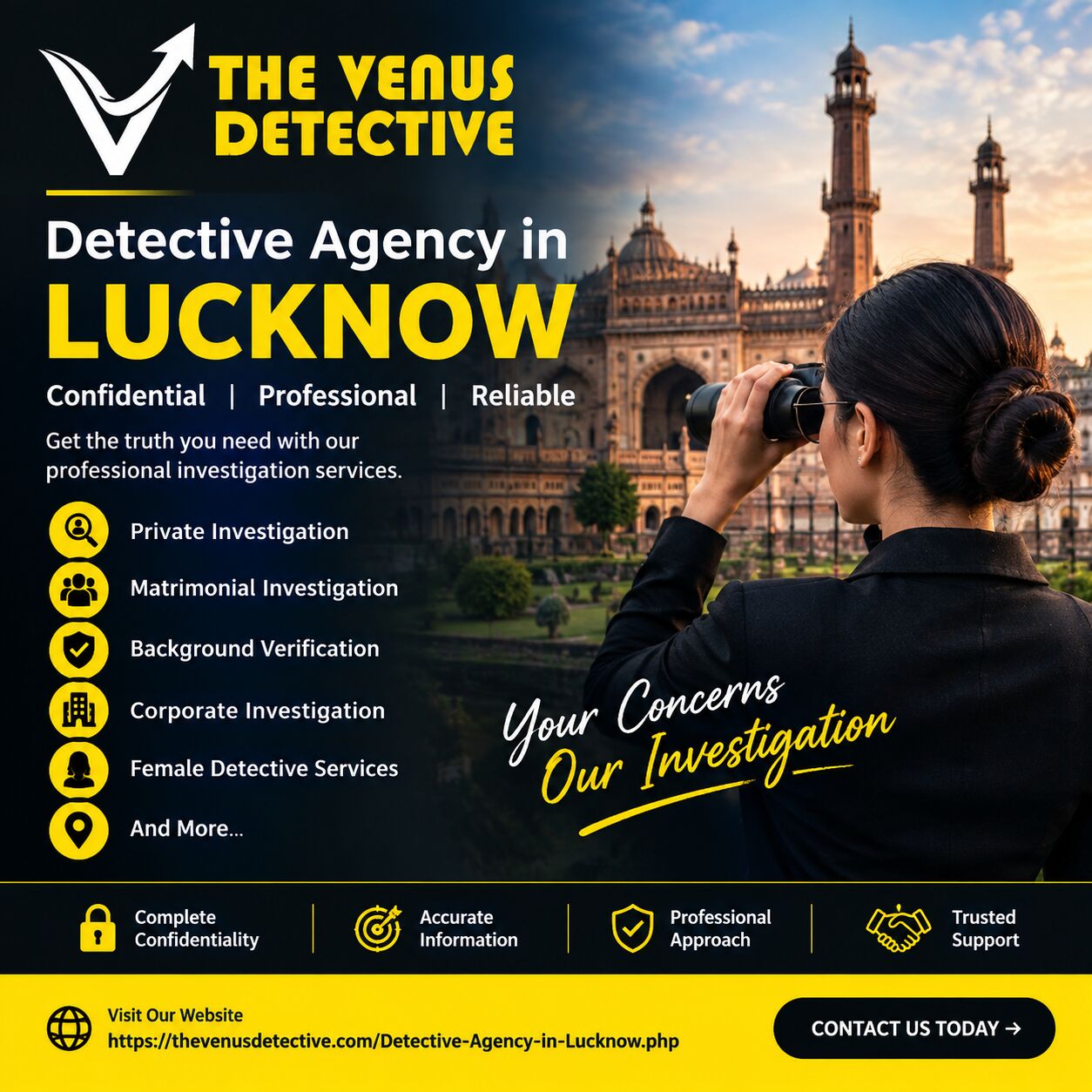 Lucknow, Legal, Female Detective Agency In Lucknow &ndash; Professional & Discreet Services