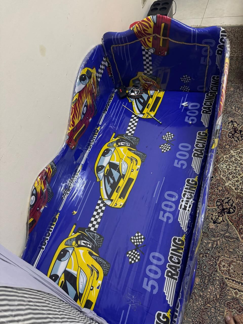 Riyadh, Baby & Kid Stuff, SAR 830,  Kids Bed Car Model & Electric Treadmill For Sale
