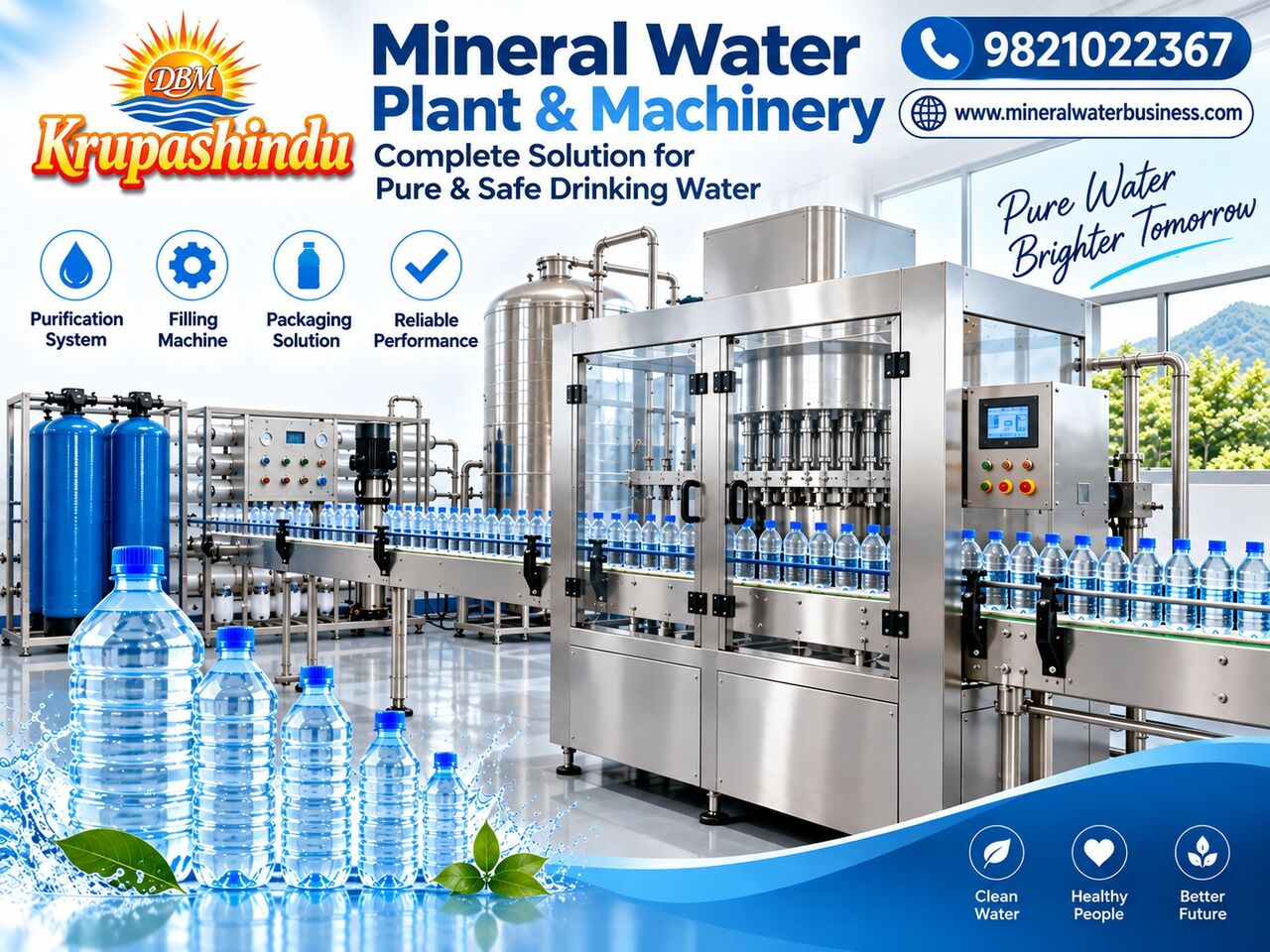 Navi Mumbai, Businesses For Sale, Top Mineral Water Plant Manufacturer In India | Complete Setup Guide